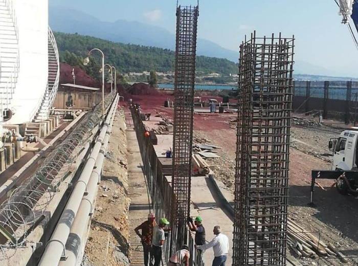 İskenderun Gübretaş Tesisleri Liman Yanı Klenker Deposu Yapım İşi - 2021